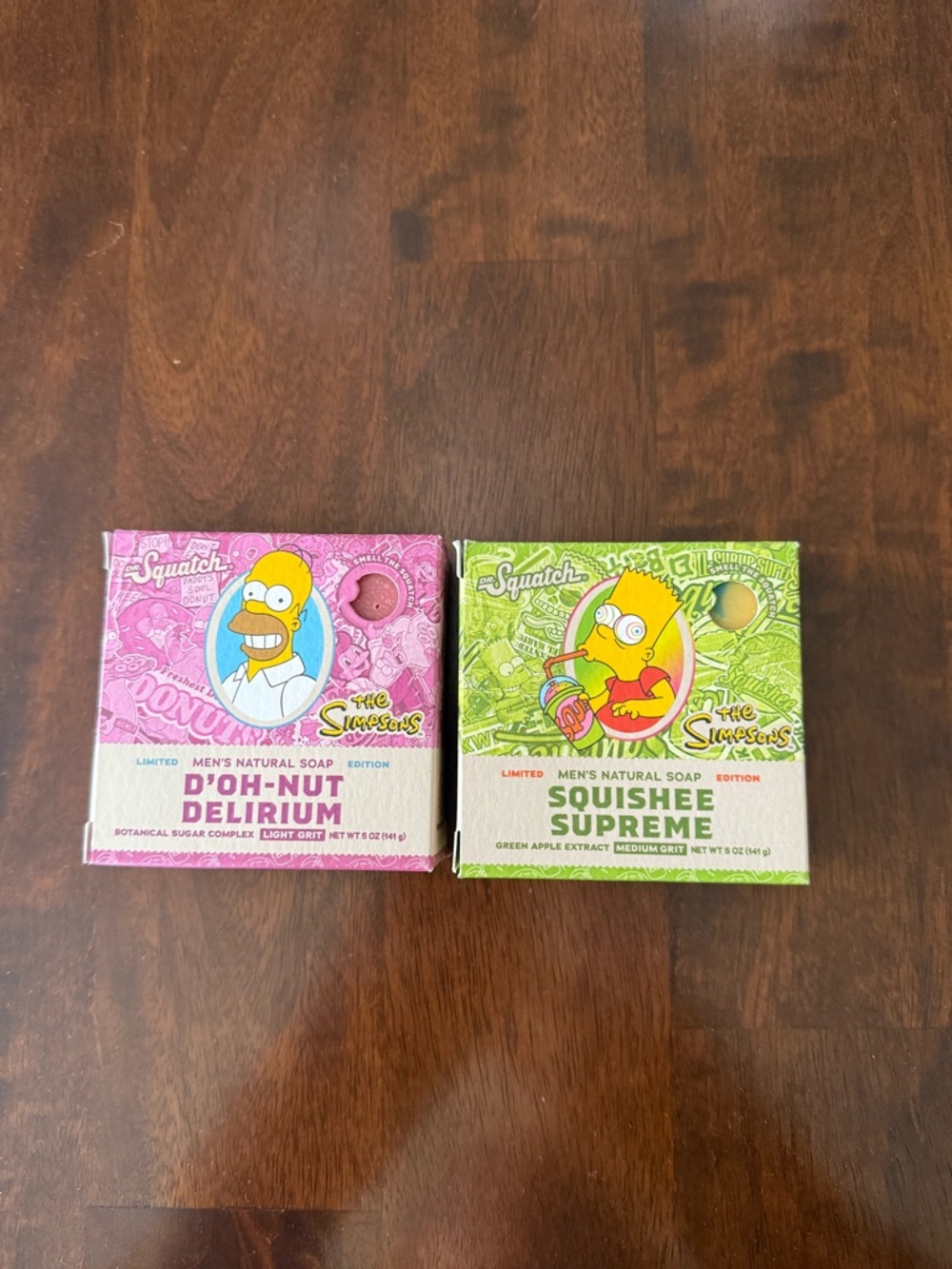 Limited-edition Dr. Squatch The Simpsons Men’s Natural Soaps